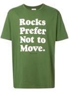 Wood Wood Rocks T-shirt - Green