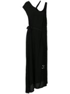 Ann Demeulemeester Asymmetric Maxi Dress - Black