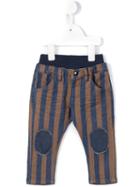 Tocotò Vintage - Striped Skinny Jeans - Kids - Cotton/polyester/spandex/elastane - 6-9 Mth, Blue