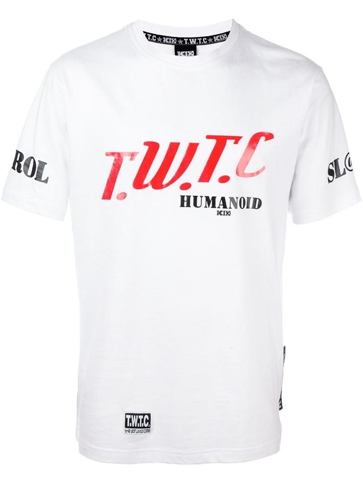 Ktz 'humanoid' T-shirt, Adult Unisex, Size: Small, White, Cotton
