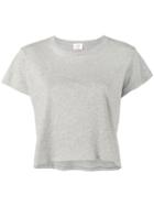 Re/done - Crew Neck '1950' Cotton T-shirt - Women - Cotton - M, Grey, Cotton