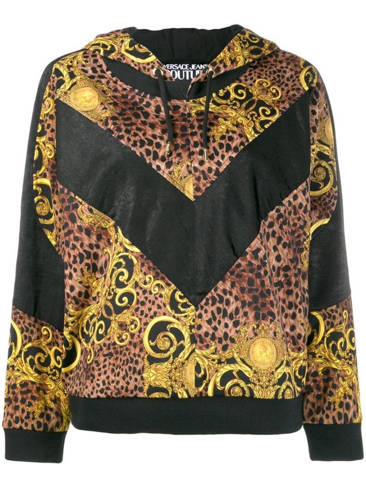 Versace Jeans Couture Baroque Hoodie - Brown