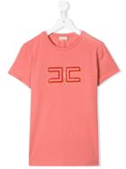 Elisabetta Franchi La Mia Bambina Pink Graphic T-shirt - 00206