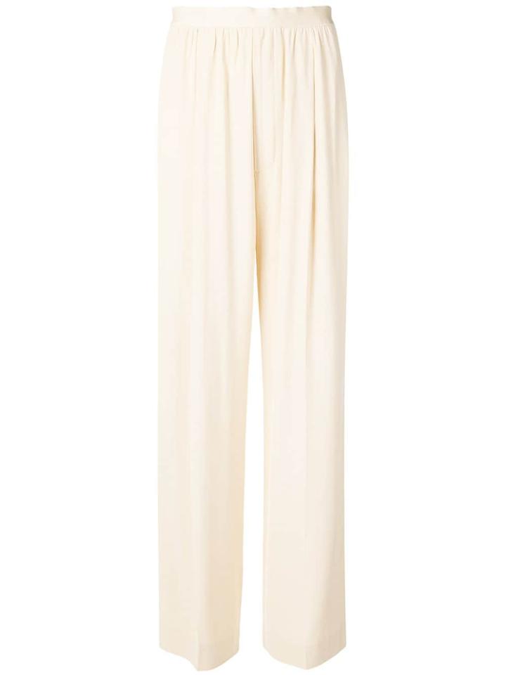 Erika Cavallini Pleated Palazzo Trousers - Neutrals