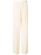 Erika Cavallini Pleated Palazzo Trousers - Neutrals