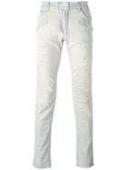 Pierre Balmain - Destroyed Skinny Jeans - Men - Cotton/elastodiene - 31, Blue, Cotton/elastodiene
