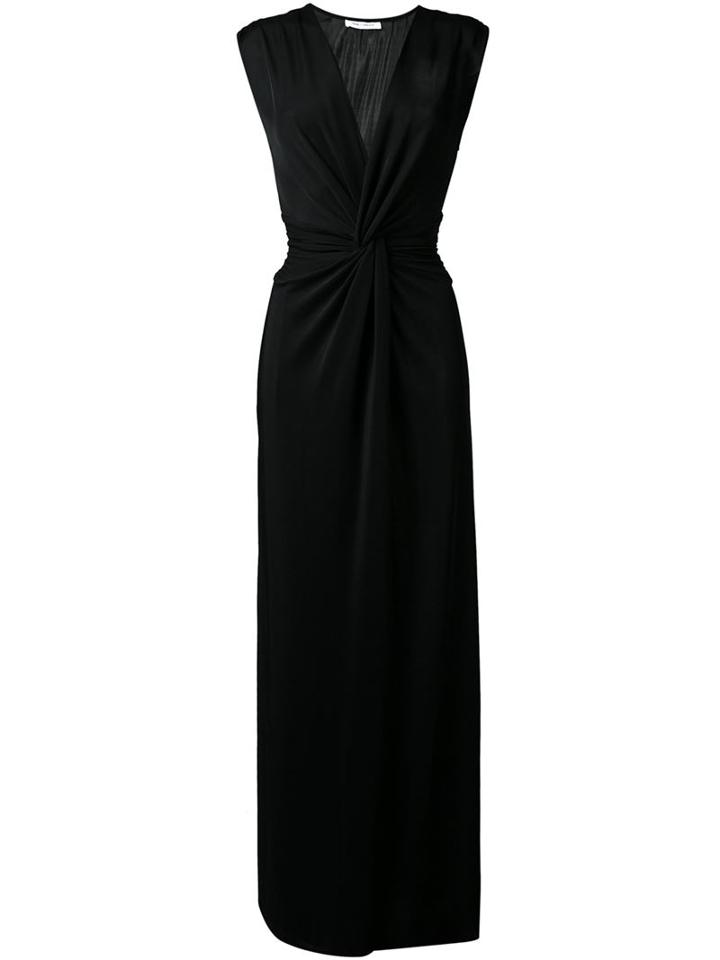 Bianca Spender Twist Front Long Dress