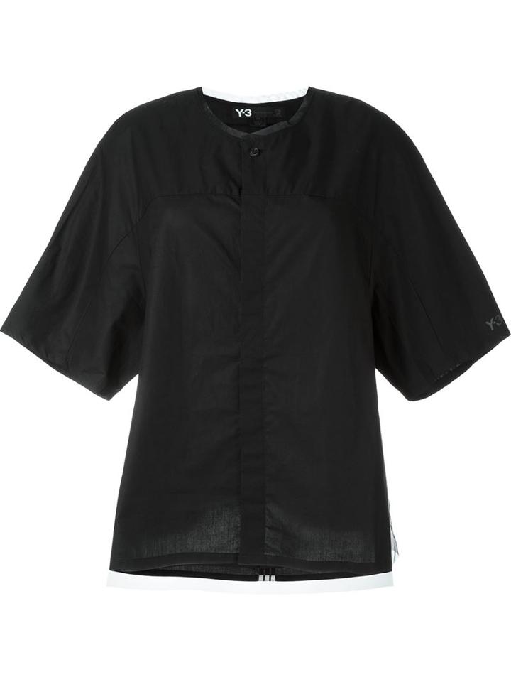 Y-3 Kimono Sleeve Top, Women's, Size: Xs, Black, Cotton/polyester
