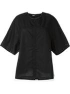 Y-3 Kimono Sleeve Top, Women's, Size: Xs, Black, Cotton/polyester