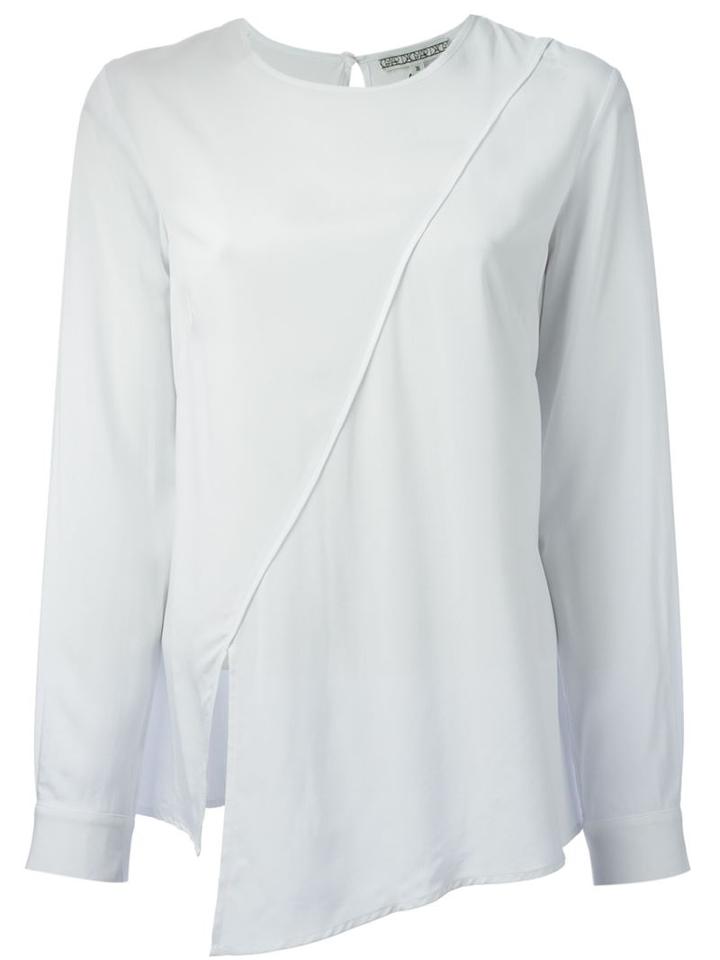 Dagmar 'linnea' Asymmetric Top, Women's, Size: 42, White, Viscose