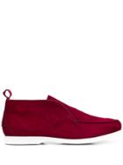 Kiton Classic Slip-on Loafers - Red
