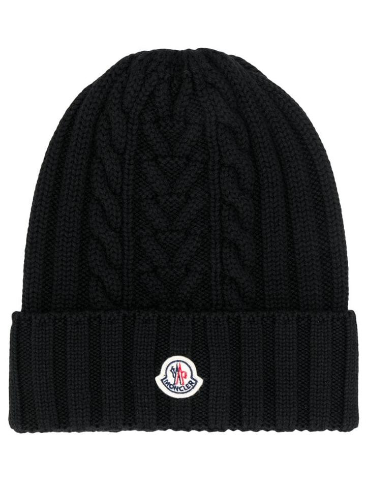 Moncler Berretto Beanie - Black