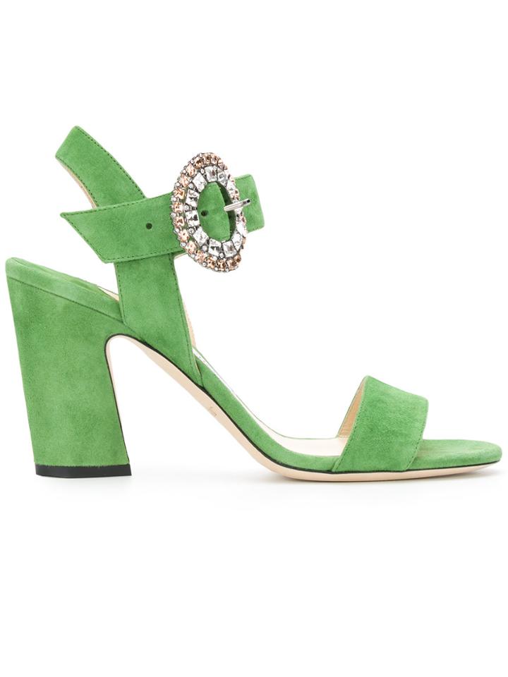 Jimmy Choo Mischa 85 Sandals - Green