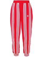 Adidas Striped Track Trousers - Red