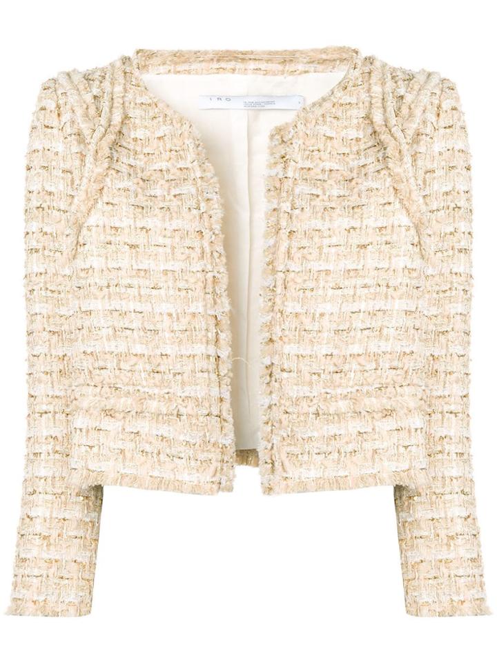 Iro Disco Tweed Jacket - Neutrals