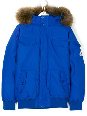 Pyrenex Kids Hooded Padded Jacket - Blue