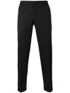Dolce & Gabbana - Slim-fit Chinos - Men - Silk/polyester/viscose/virgin Wool - 52, Black, Silk/polyester/viscose/virgin Wool