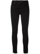Mcq Alexander Mcqueen Side Zip Trousers, Women's, Size: 26, Black, Cotton/spandex/elastane