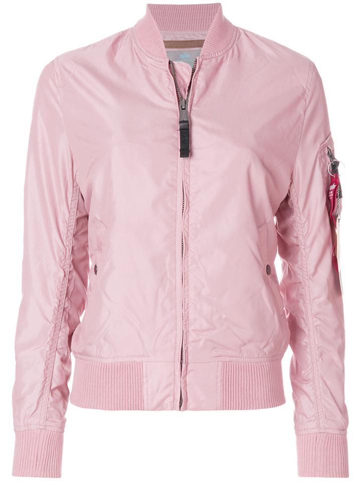 Alpha Industries Ma-1 Tt Jacket - Pink & Purple