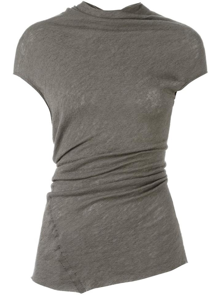 Rick Owens Fine Knit Twisted Top
