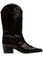 Ganni Marlyn 45 Cowboy Boots - Black