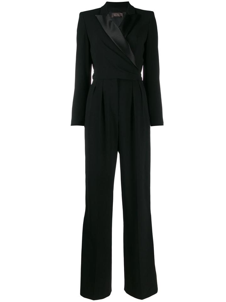 Max Mara Tuxedo Jumpsuit - Black