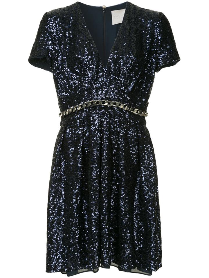 Ingie Paris Sequin-embellished Dress - Metallic