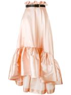 Maria Lucia Hohan - 'adele' Skirt - Women - Polyester - 40, Nude/neutrals, Polyester