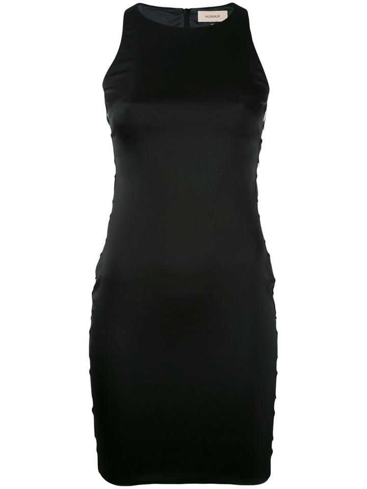 Murmur - Chain Dress - Women - Silk/polyester/spandex/elastane/acetate - 36, Black, Silk/polyester/spandex/elastane/acetate