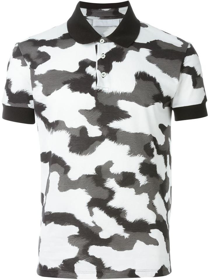 Neil Barrett Camouflage Polo Shirt
