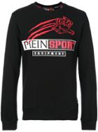 Plein Sport Logo Print Sweatshirt - Black