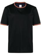 Paul Smith Stripe Trim T-shirt - Black