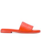 Dkny Lani Slip-on Flat Sandals - Yellow & Orange