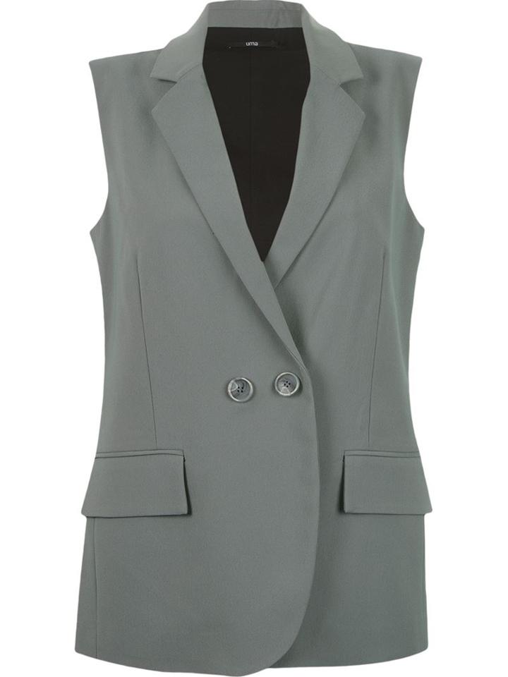 Uma Raquel Davidowicz Jogo Waistcoat, Women's, Size: 40, Grey, Polyamide/spandex/elastane/acetate