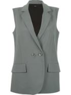 Uma Raquel Davidowicz Jogo Waistcoat, Women's, Size: 40, Grey, Polyamide/spandex/elastane/acetate