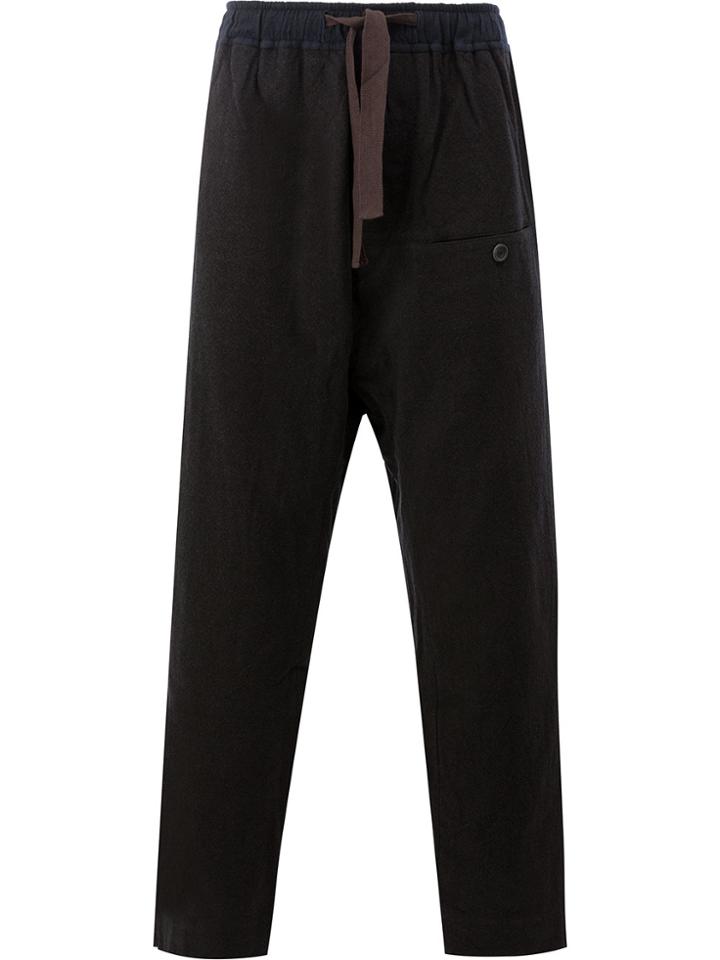 Ziggy Chen Drawstring Waist Trousers - Blue