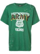 Amiri Westminster Vikings Print T-shirt - Green