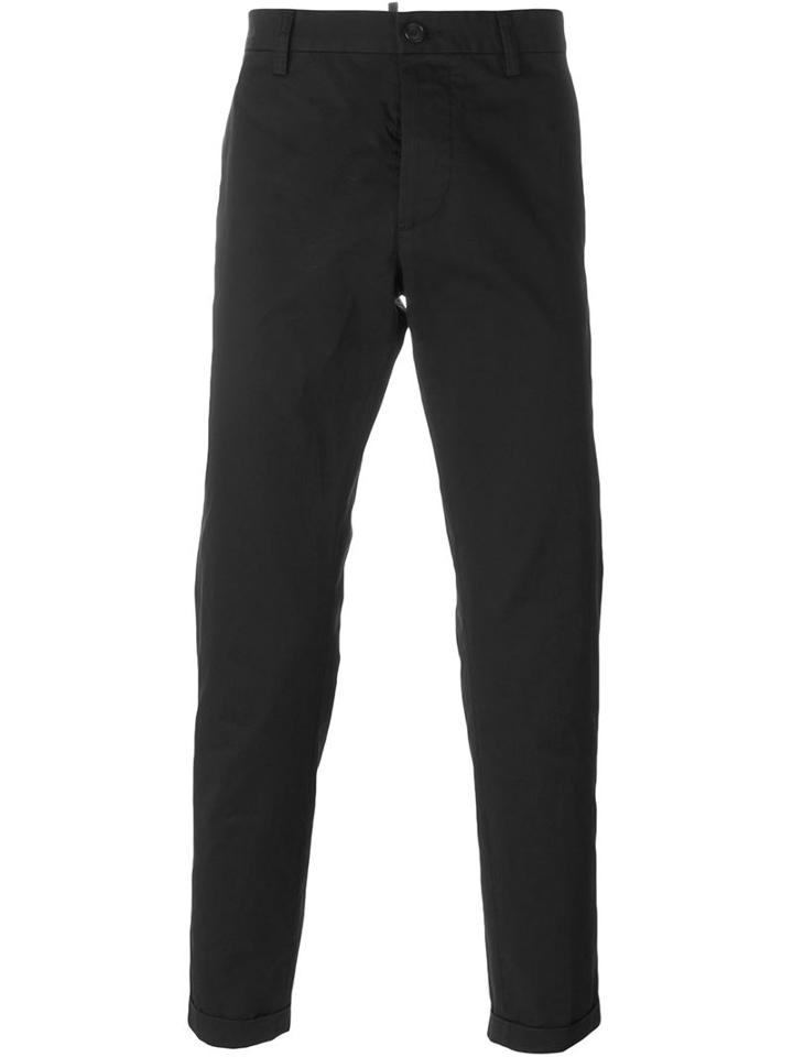 Dsquared2 Chino Trousers, Men's, Size: 54, Blue, Cotton