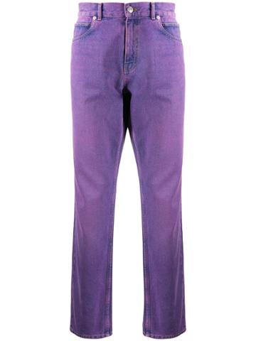 Martine Rose Straight-leg Jeans - Purple
