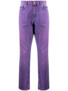 Martine Rose Straight-leg Jeans - Purple