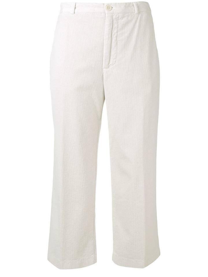 Aspesi Loose Fitted Trousers - White