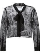 Moschino Lace Jacket, Women's, Size: 44, Black, Cotton/polyester/rayon
