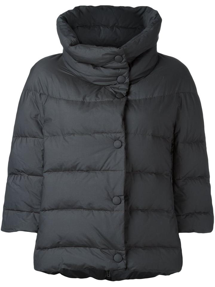 Eleventy Three-quarter Sleeve Puffer Jacket