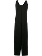 Stefano Mortari Pintuck Front Jumpsuit - Black