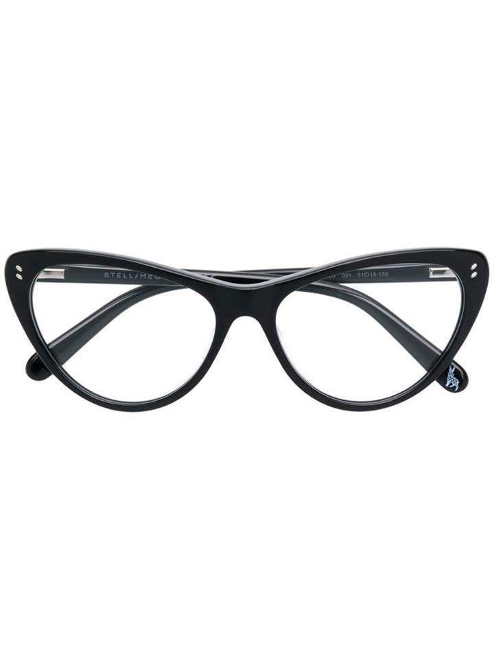 Stella Mccartney Eyewear Cats Eye Glasses - Black