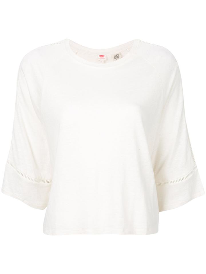 Levi's Broderie Anglaise Detail Blouse - White