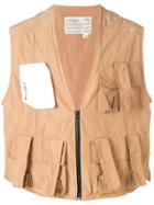 A-cold-wall* Pocket Front Gilet - Nude & Neutrals