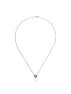 Shay Ruby Heart 16kt Gold Necklace