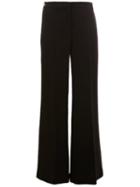 Ilaria Nistri Tailored Palazzo Trousers, Women's, Size: 40, Black, Viscose/polybutylene Terephthalate (pbt)/virgin Wool