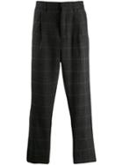 Ann Demeulemeester Herringbone Wool Trousers - Grey